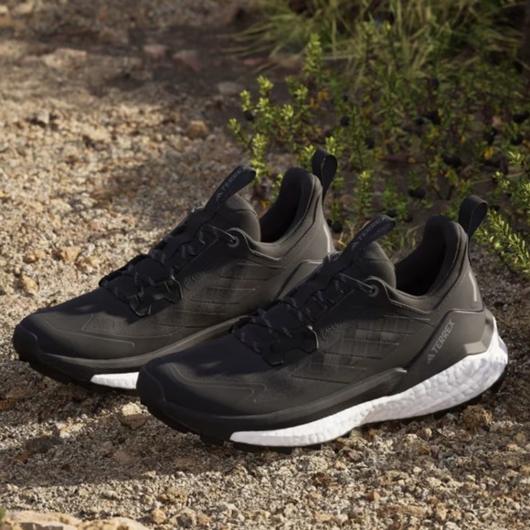 adidas Terrex Free Hiker 2.0 Low Hiking Shoes Core Black - Picture 1 of 12